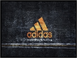 Adidas, Żółte, Logo