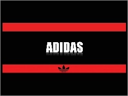 Pasy, Adidas, Logo, Czerwone